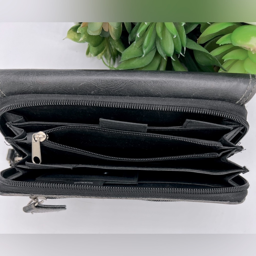 🌺Ocean Sam Vintage Pleather Continental Clutch Wallet🌸🌺 - Picture 12 of 16